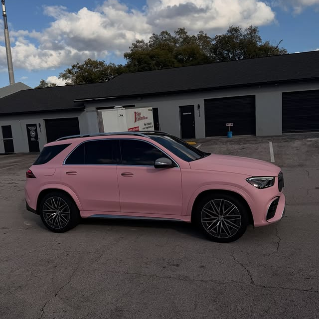  Super Matte Rose Pink Car Vinyl Wrap