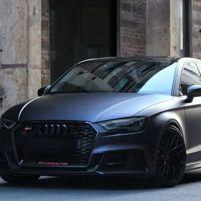 TPU Matte Black Phantom Blue Paint Protection Film