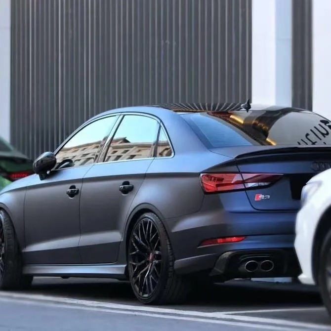 TPU Matte Black Phantom Blue Paint Protection Film