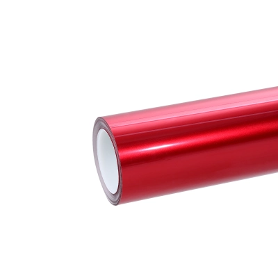 Gloss Metallic Vampire Red Car Vinyl Wrap 01