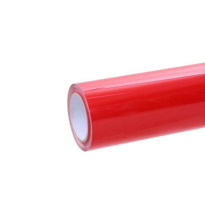 Super Gloss Ferrari Red Car Vinyl Wrap 01