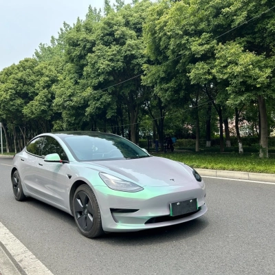 TPU Gloss Paint Fantastic Turquoise Gray Paint Protection Film 02