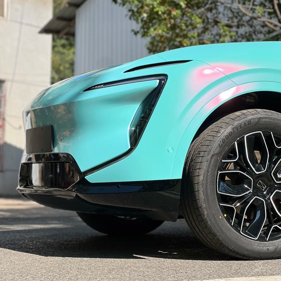 TPU Gloss Tiffany Pink Paint Protection Film