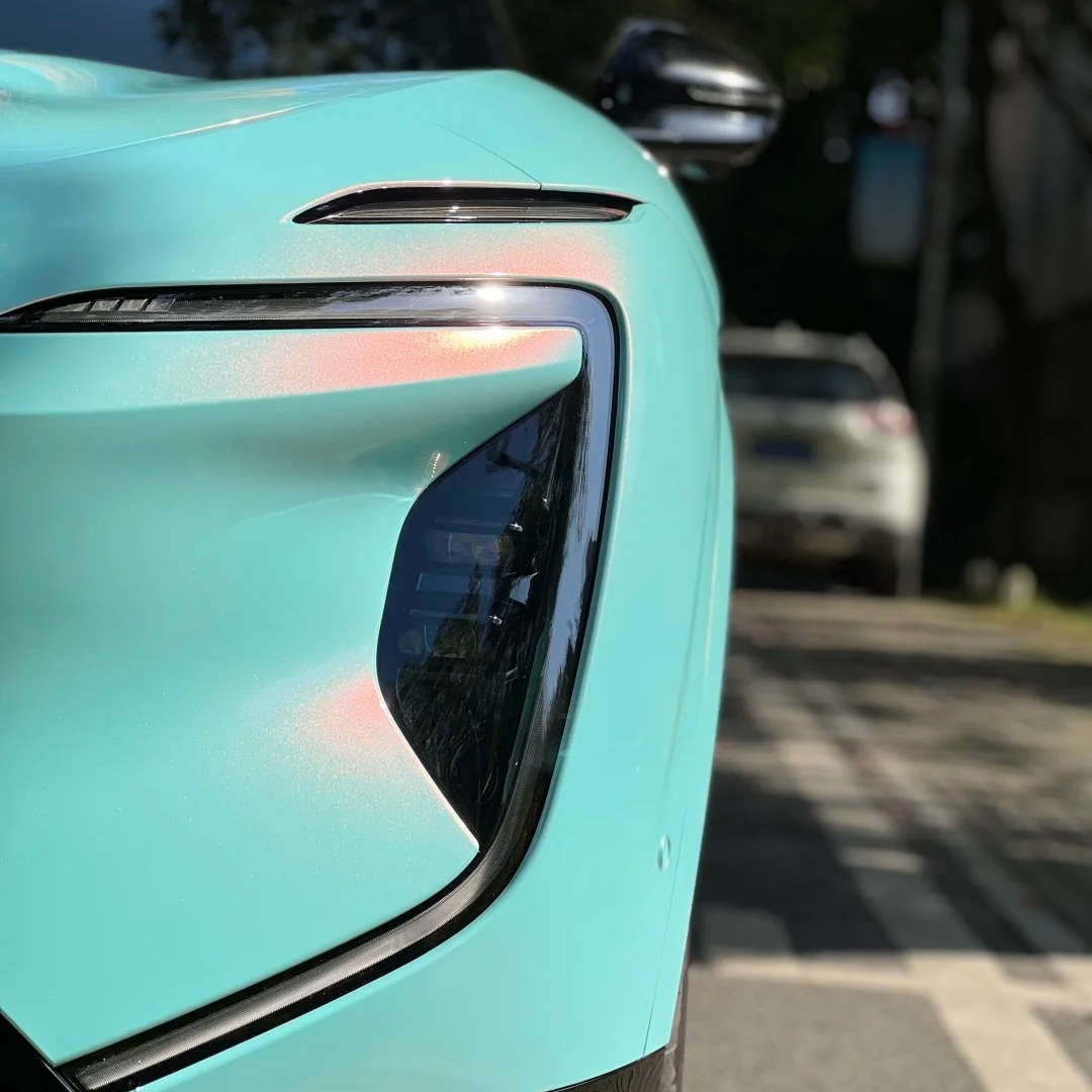 TPU Gloss Tiffany Pink Paint Protection Film