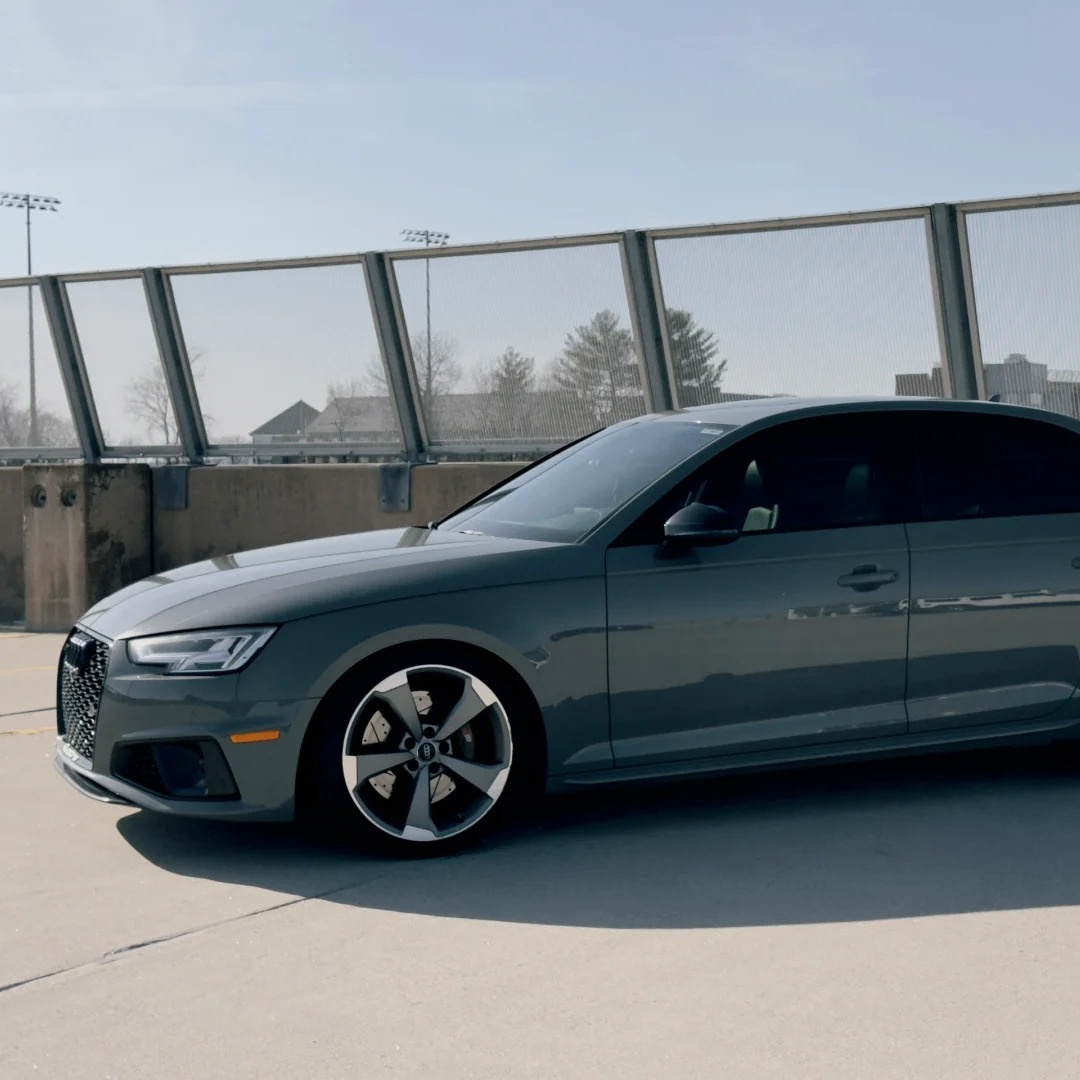 TPU Glossy Battleship Grey Paint Protection Film