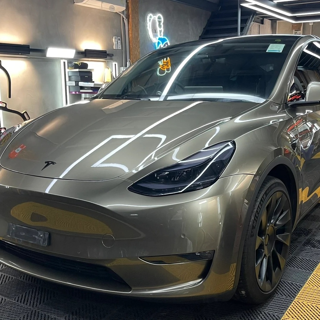 TPU Liquid Metallic Coffee Gray Paint Protection Film