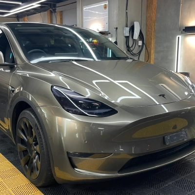 TPU Liquid Metallic Coffee Gray Paint Protection Film 02