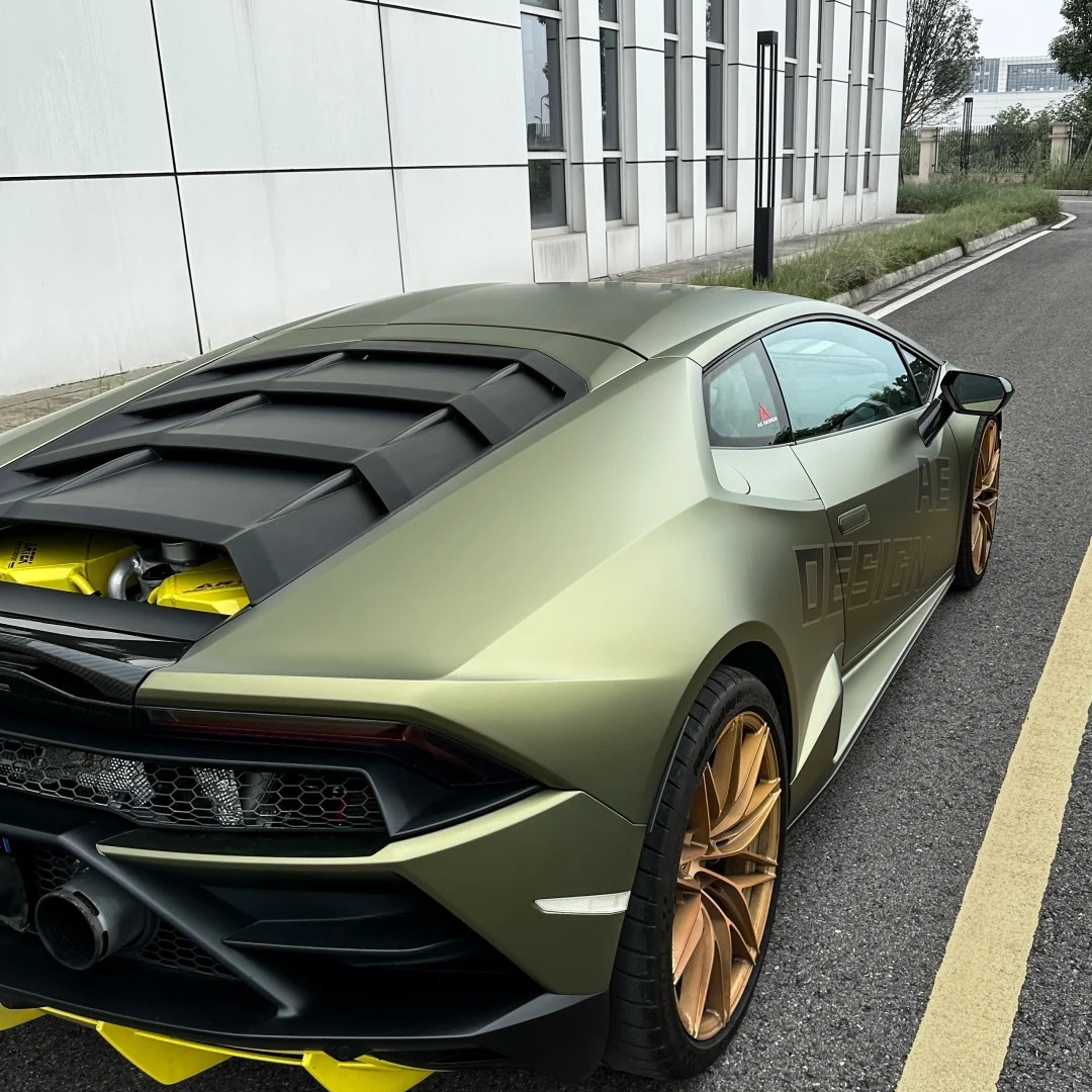 TPU Matte Liquid Combat Green Paint Protection Film