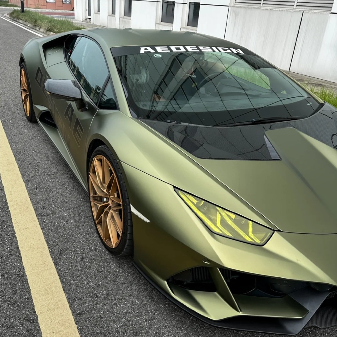 TPU Matte Liquid Combat Green Paint Protection Film