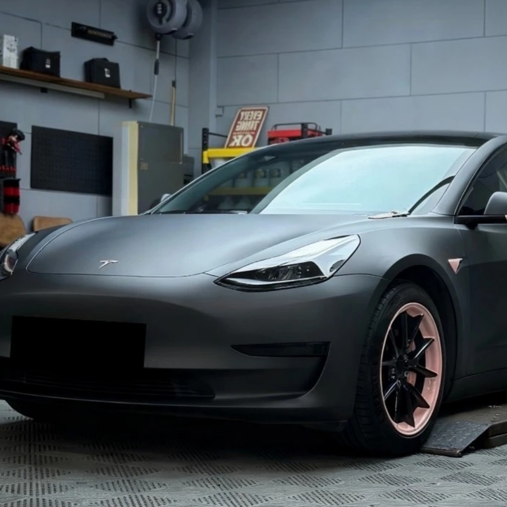 TPU Matte Midnight Black Paint Protection Film