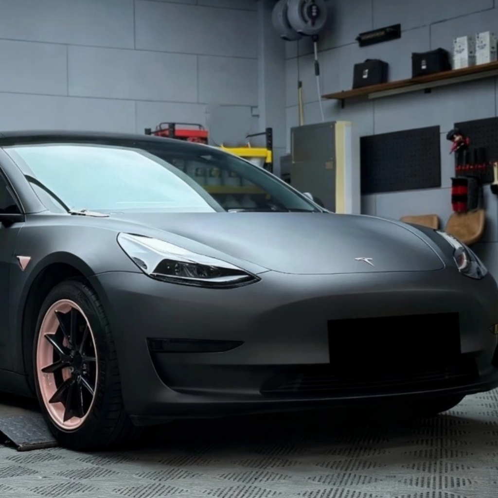 TPU Matte Midnight Black Paint Protection Film