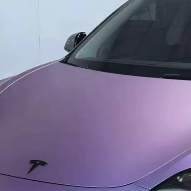 TPU Matte Purple Mist Silver Paint Protection Film