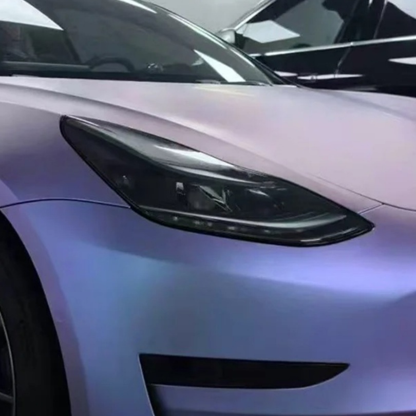 TPU Matte Purple Mist Silver Paint Protection Film