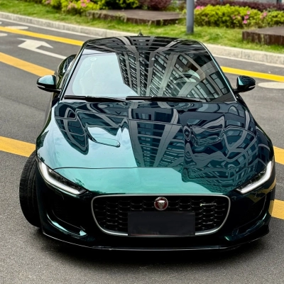 TPU Metallic British Green Paint Protection Film 02