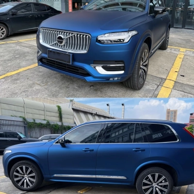 TPU Satin Liquid Metallic Blue Paint Protection Film 02