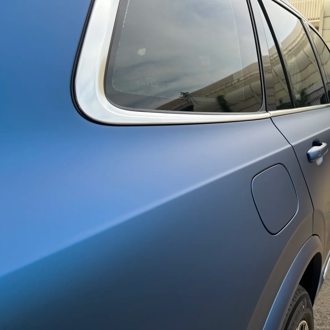 TPU Satin Liquid Metallic Blue Paint Protection Film