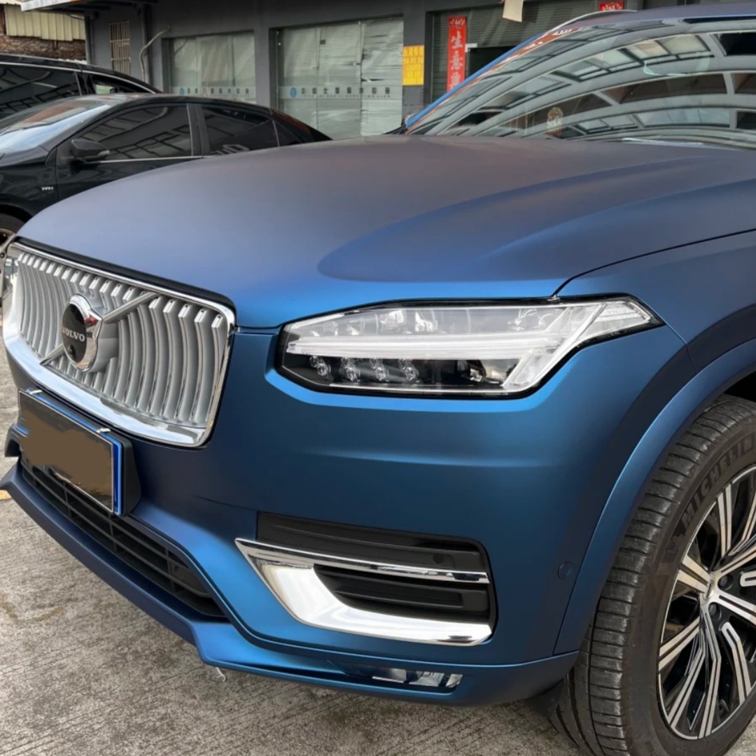 TPU Satin Liquid Metallic Blue Paint Protection Film
