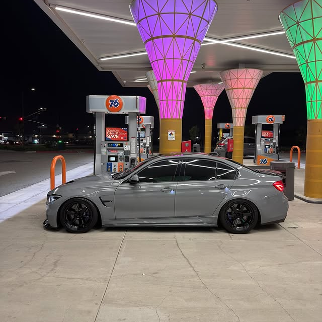 Super Gloss Nardo Grey Car Vinyl Wrap