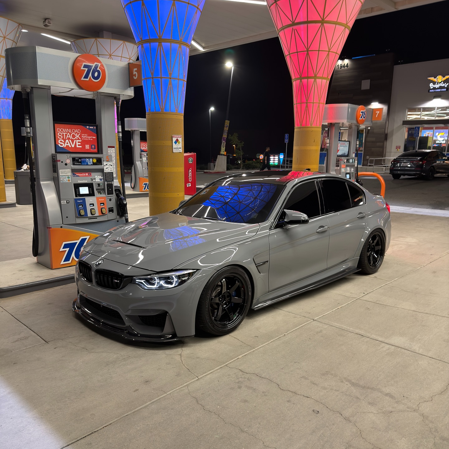 Super Gloss Nardo Grey Car Vinyl Wrap