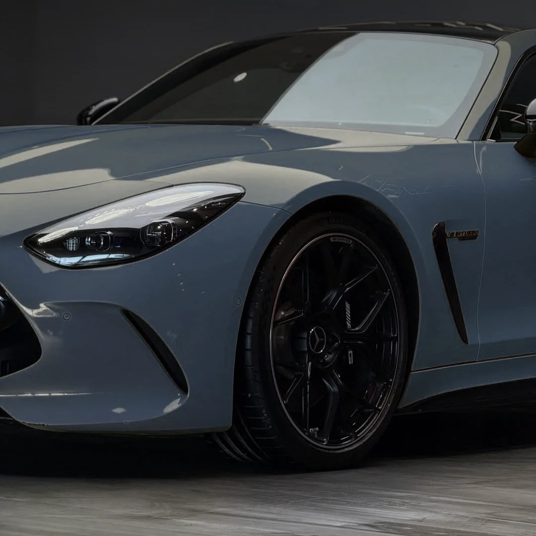 TPU Gloss Cement Grey Paint Protection Film