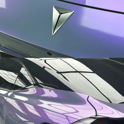 TPU Gloss Fantastic Gray Phantom Purple Paint Protection Film 02