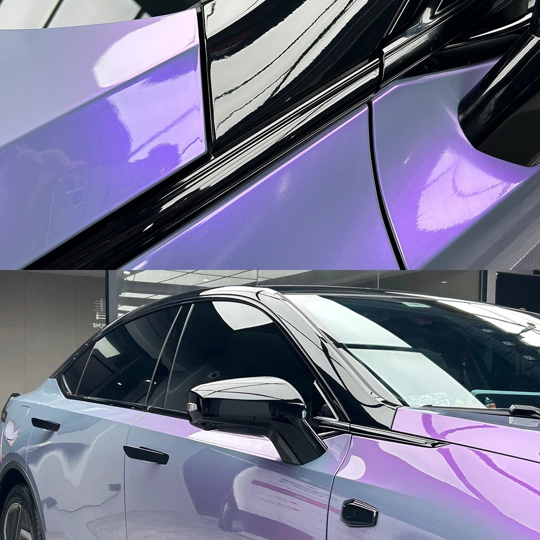 TPU Gloss Fantastic Gray Phantom Purple Paint Protection Film