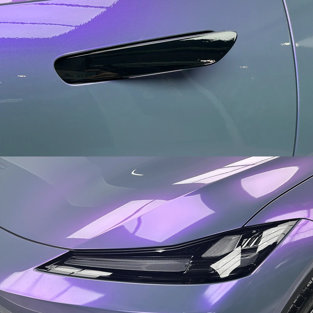 TPU Gloss Fantastic Gray Phantom Purple Paint Protection Film