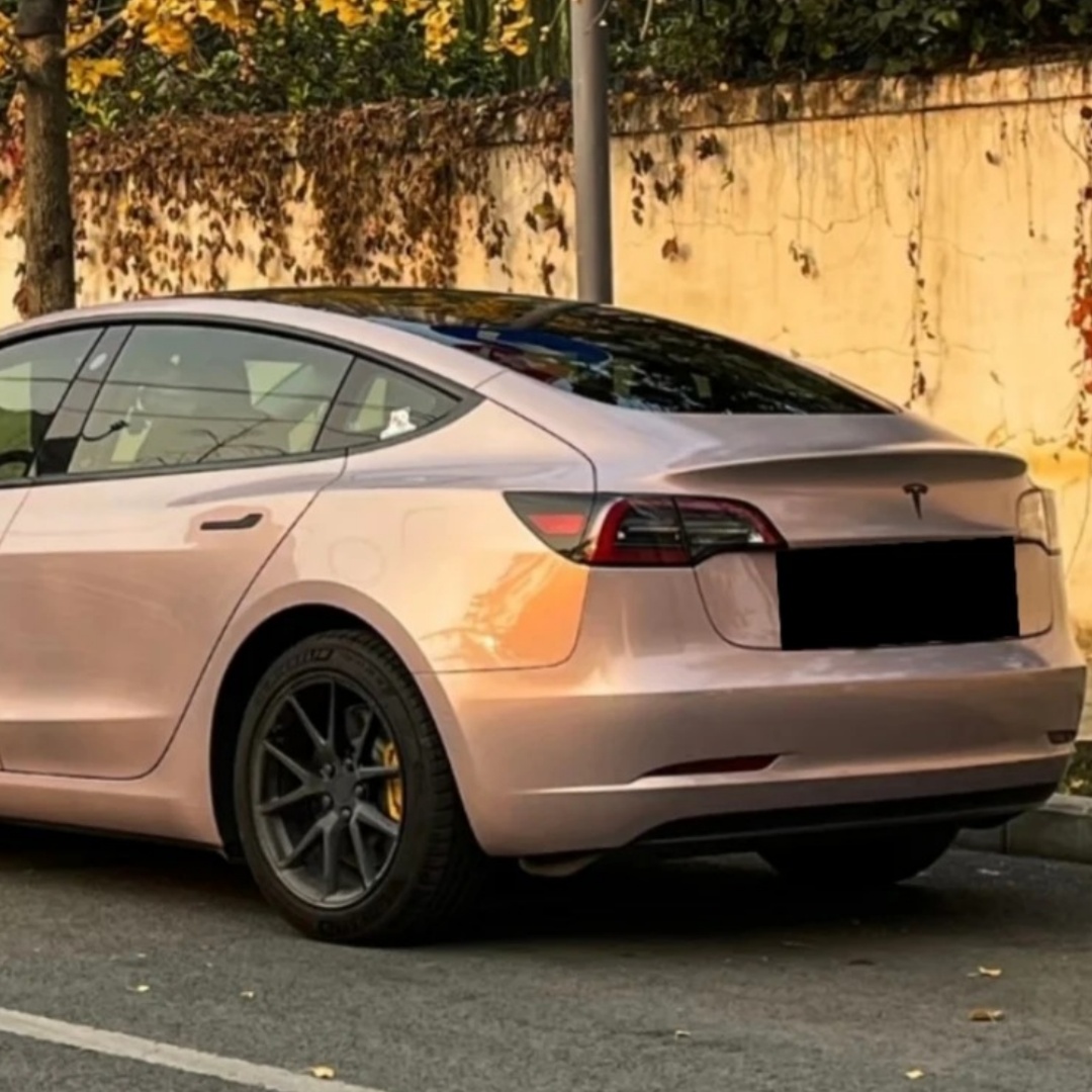 TPU Metallic Glossy Blush Pearl Paint Protection Film