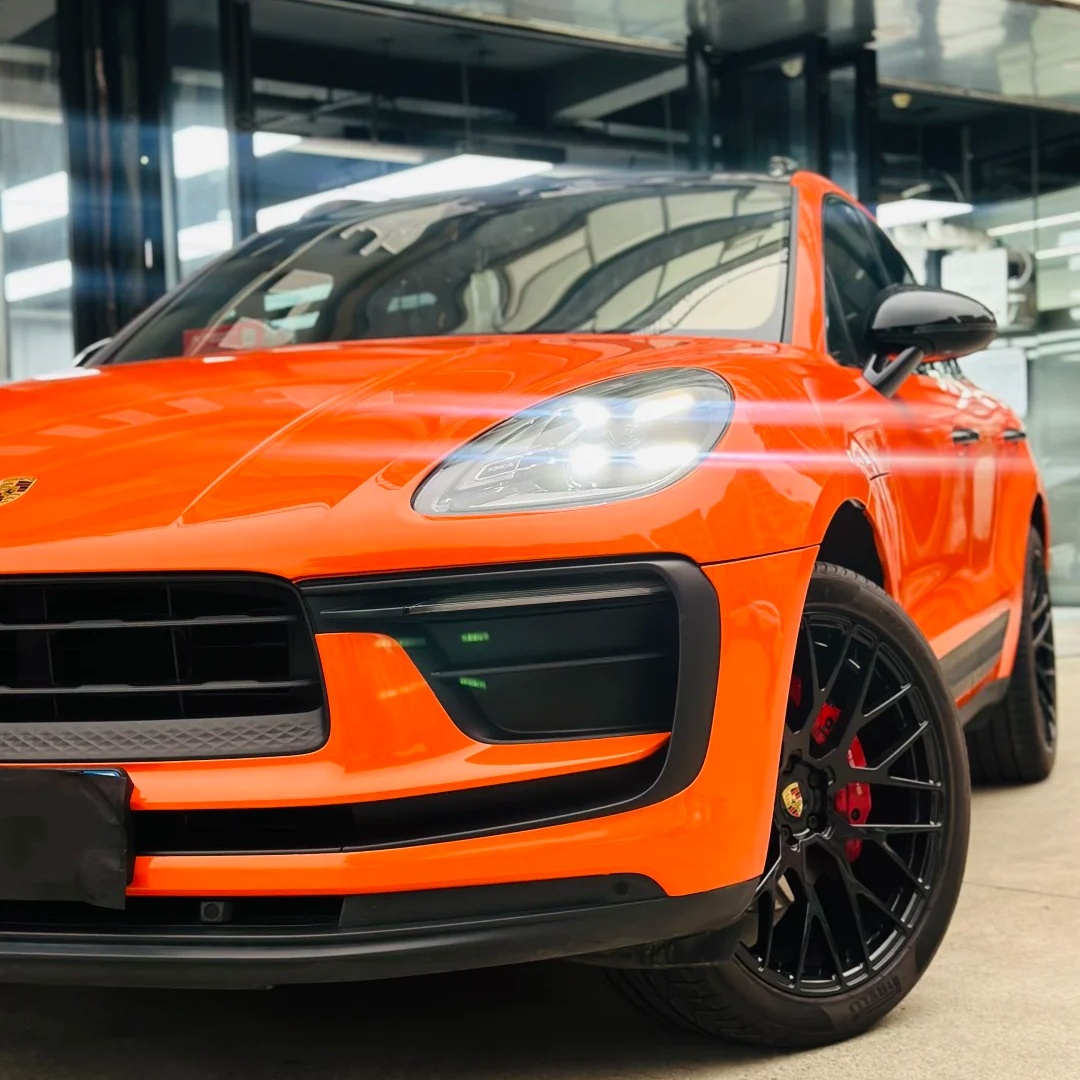 TPU Crystal Orange Red Paint Protection Film