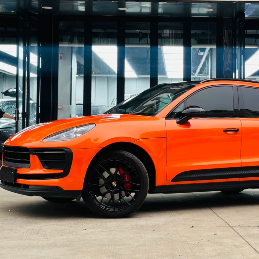 TPU Crystal Orange Red Paint Protection Film