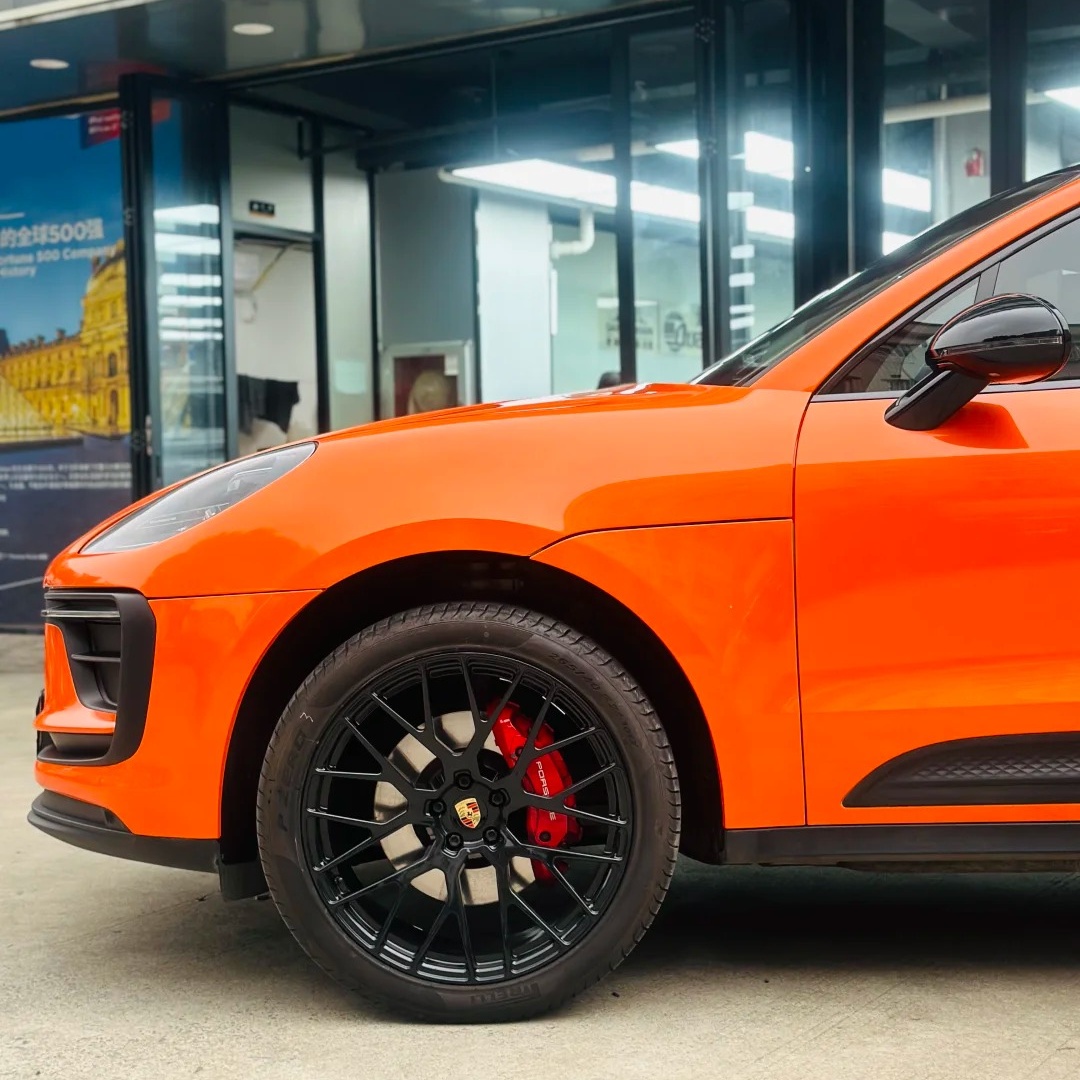 TPU Crystal Orange Red Paint Protection Film