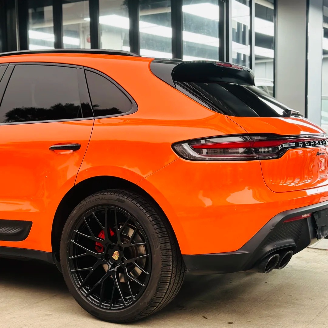 TPU Crystal Orange Red Paint Protection Film