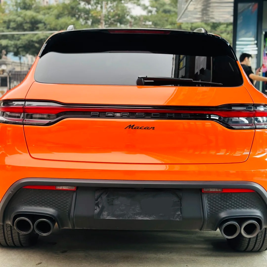 TPU Crystal Orange Red Paint Protection Film