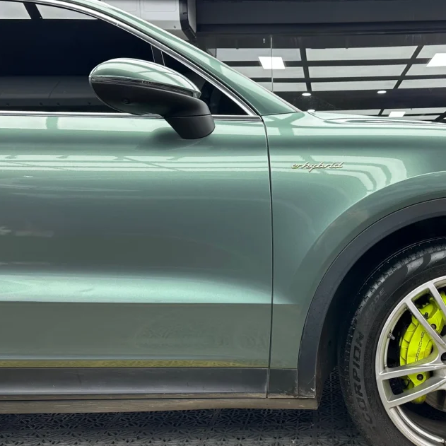 Gloss Metal Paint Fir Green Car Vinyl Wrap