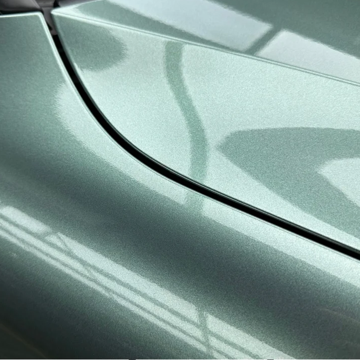 Gloss Metal Paint Fir Green Car Vinyl Wrap