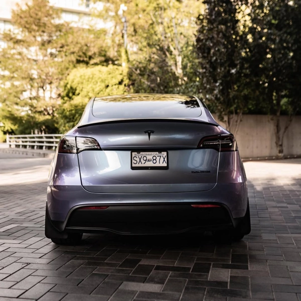 Gloss Metallic Crystal Grey Purple Car Vinyl Wrap