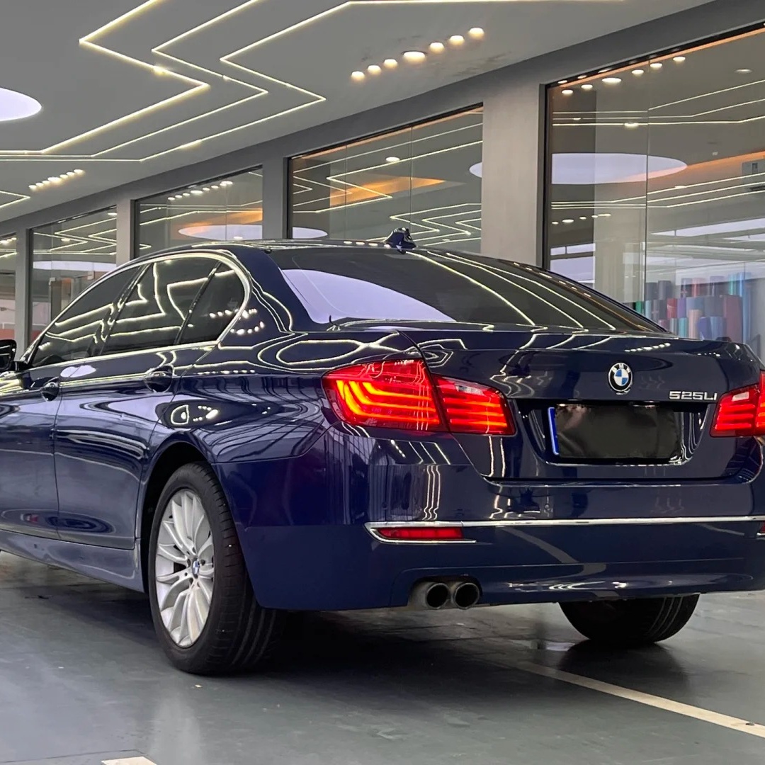 Gloss Crystal Midnight Blue Car Vinyl Wrap