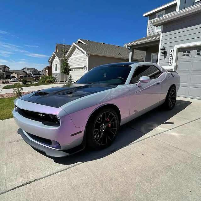Candy Metallic Gray Purple Car Vinyl Wrap
