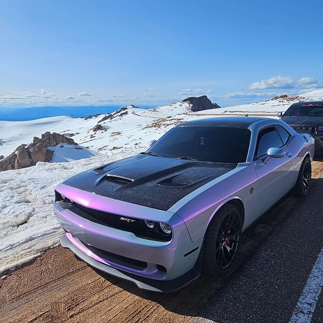 Candy Metallic Gray Purple Car Vinyl Wrap