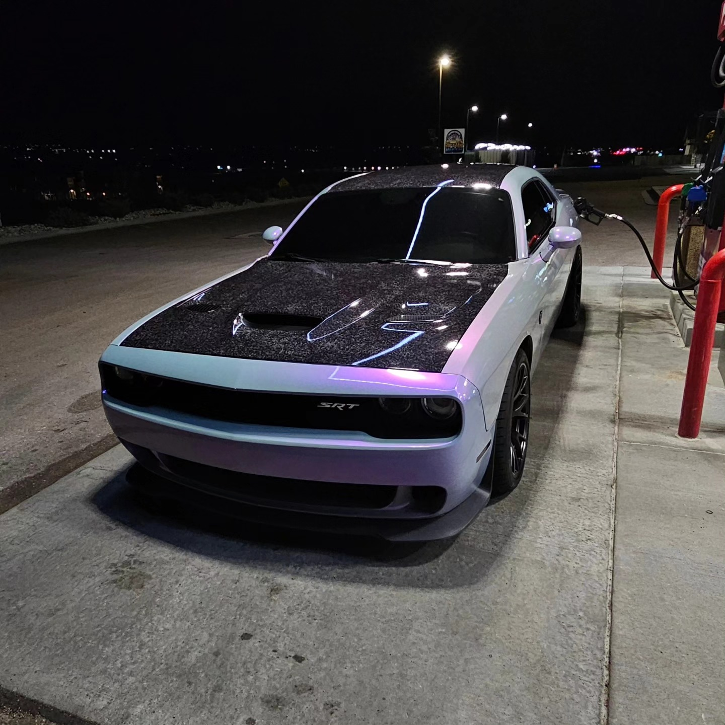 Candy Metallic Gray Purple Car Vinyl Wrap