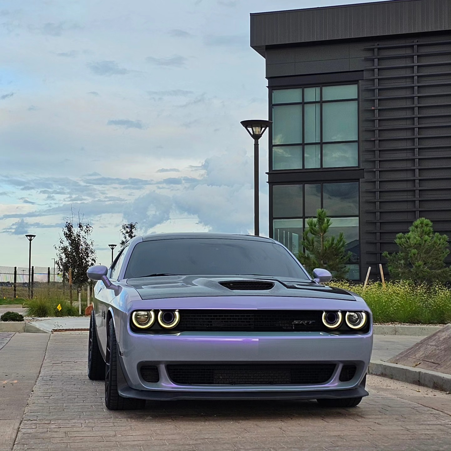 Candy Metallic Gray Purple Car Vinyl Wrap