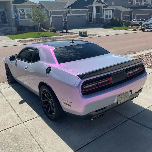 Candy Metallic Gray Purple Car Vinyl Wrap