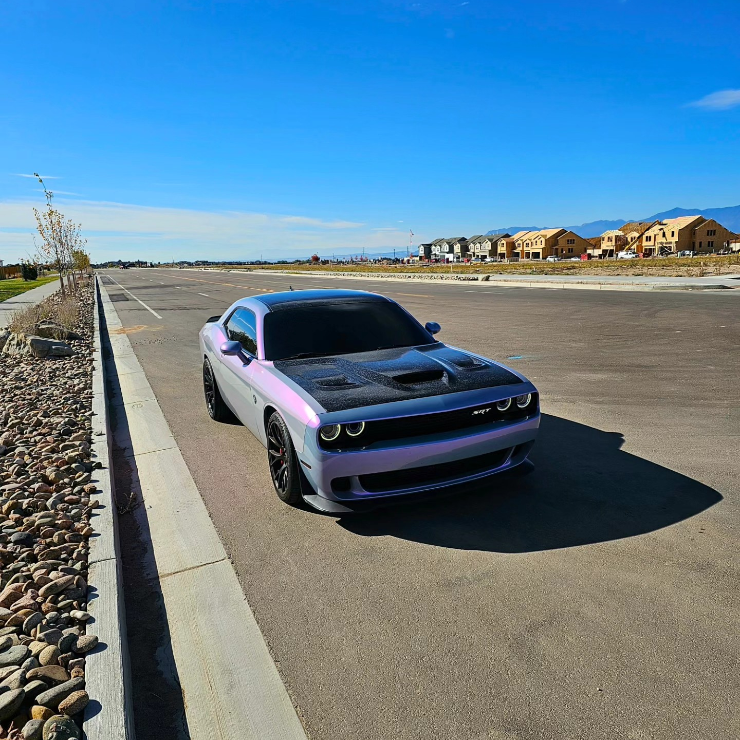 Candy Metallic Gray Purple Car Vinyl Wrap