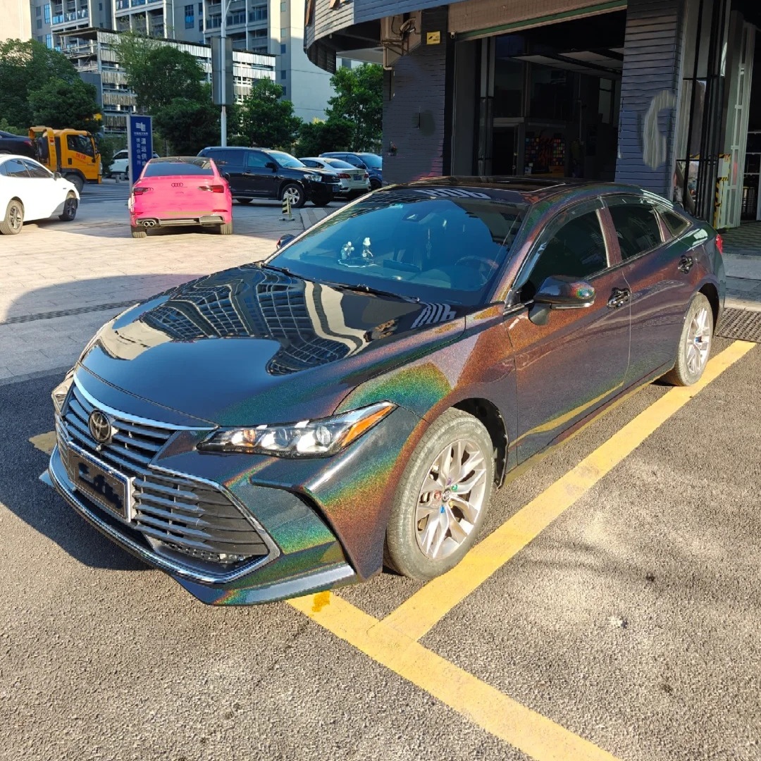 Glossy Laser Black Car Vinyl Wrap