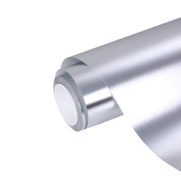 Matte Chrome Alexander Silver Car Vinyl Wrap