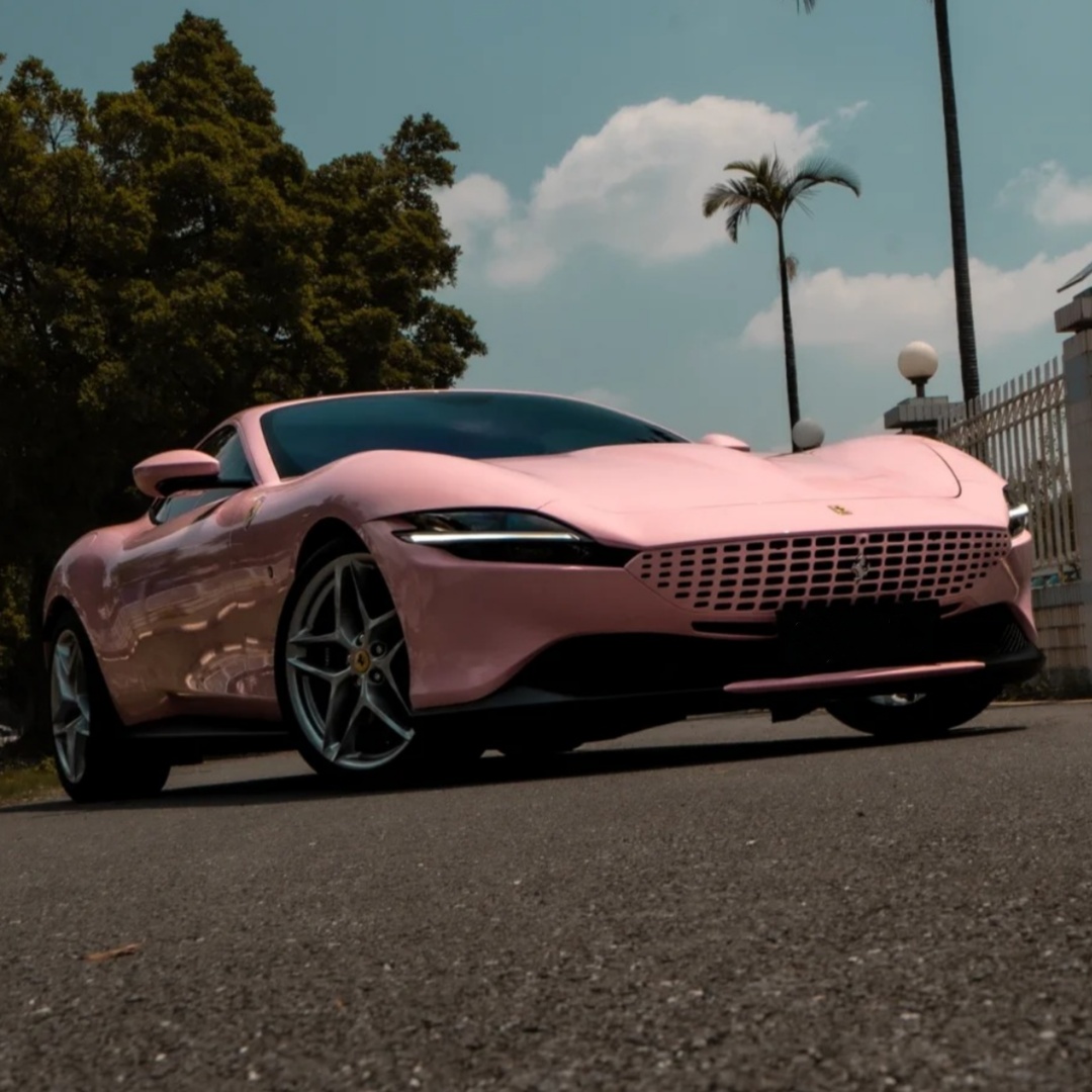 Gloss Rouge Pink Car Vinyl Wrap