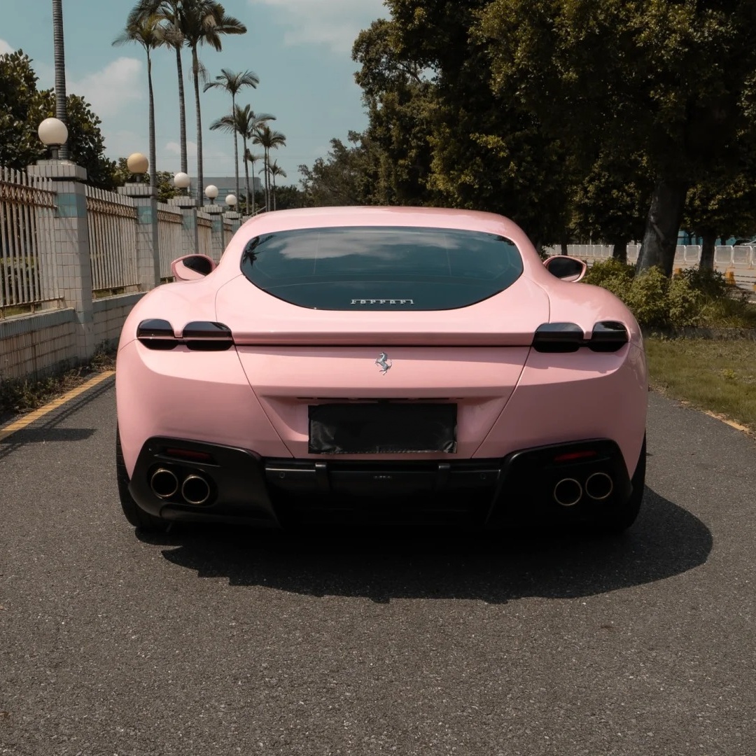 Gloss Rouge Pink Car Vinyl Wrap