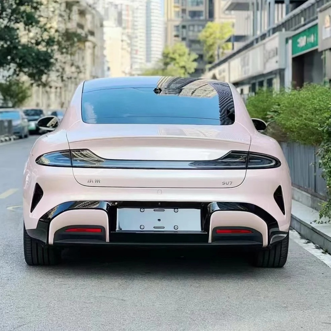 Macaron Peach Pink Car Vinyl Wrap