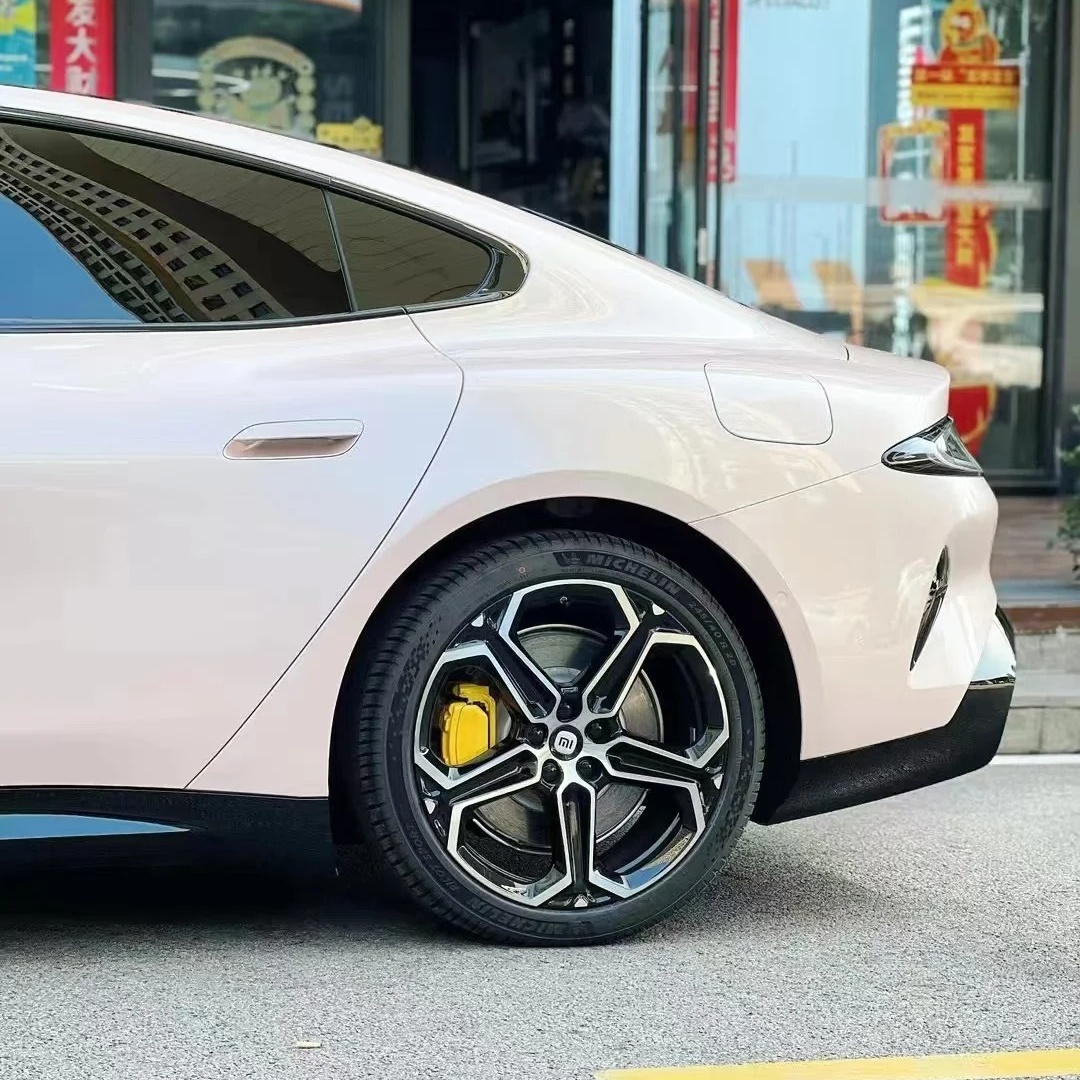 Macaron Peach Pink Car Vinyl Wrap