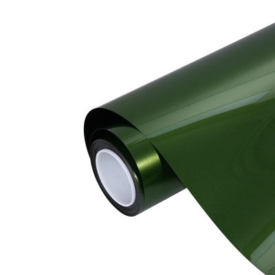 Gloss Metallic Mamba Green Car Vinyl Wrap 02